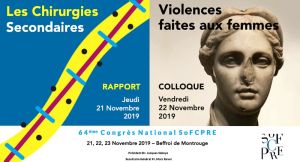 Affiche du congrès national chirurgie esthétique SOFCPR 2019 à Paris