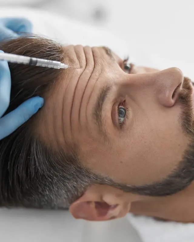 Traitement des rides du front par Botox