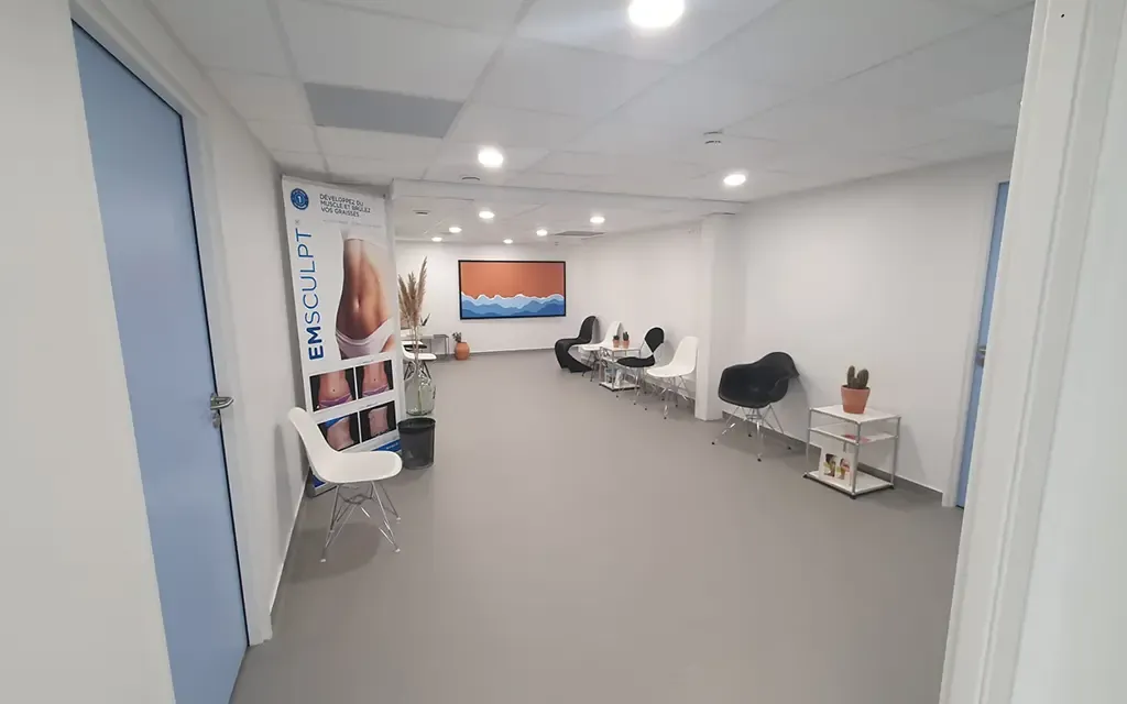 La salle d'attente du cabinet